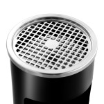 vidaXL Coș de gunoi de perete cu scrumieră, negru, oțel, 26 L vidaXL Coș de gunoi de perete cu scrumieră, negru, oțel, 26 L