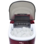 vidaXL Aparat de făcut cuburi de gheață, roșu, 2,4 L, 15 kg/24 h vidaXL Aparat de făcut cuburi de gheață, roșu, 2,4 L, 15 kg/24 h