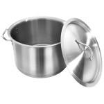 vidaXL Oală de supă, 36x24 cm, oțel inoxidabil, 24 L vidaXL Oală de supă, 36x24 cm, oțel inoxidabil, 24 L