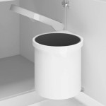 vidaXL Coș de gunoi încorporat de bucătărie, 8 L, plastic vidaXL Coș de gunoi încorporat de bucătărie, 8 L, plastic