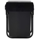 vidaXL Coș gunoi retractabil pentru dulap bucătărie, silențios, 20 L vidaXL Coș gunoi retractabil pentru dulap bucătărie, silențios, 20 L
