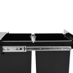 vidaXL Coș gunoi retractabil pentru dulap bucătărie, silențios, 20 L vidaXL Coș gunoi retractabil pentru dulap bucătărie, silențios, 20 L