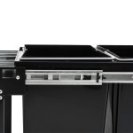 vidaXL Coș gunoi retractabil pentru dulap bucătărie, silențios, 36 L vidaXL Coș gunoi retractabil pentru dulap bucătărie, silențios, 36 L