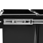 vidaXL Coș gunoi retractabil pentru dulap bucătărie, silențios, 48 L vidaXL Coș gunoi retractabil pentru dulap bucătărie, silențios, 48 L