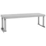 vidaXL Raft superior masă de lucru, 120x30x35 cm, oțel inoxidabil vidaXL Raft superior masă de lucru, 120x30x35 cm, oțel inoxidabil