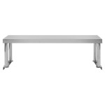 vidaXL Raft superior masă de lucru, 120x30x35 cm, oțel inoxidabil vidaXL Raft superior masă de lucru, 120x30x35 cm, oțel inoxidabil