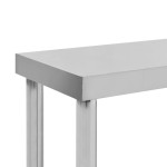 vidaXL Raft superior masă de lucru, 120x30x35 cm, oțel inoxidabil vidaXL Raft superior masă de lucru, 120x30x35 cm, oțel inoxidabil