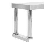 vidaXL Raft superior masă de lucru, 120x30x35 cm, oțel inoxidabil vidaXL Raft superior masă de lucru, 120x30x35 cm, oțel inoxidabil
