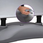 vidaXL Suport de afiș A1, postament cu apă, gri, aliaj de aluminiu vidaXL Suport de afiș A1, postament cu apă, gri, aliaj de aluminiu