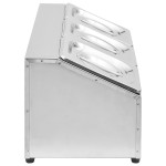 vidaXL Recipient Gastronorm cu 3 secțiuni GN 1/6 oțel inoxidabil vidaXL Recipient Gastronorm cu 3 secțiuni GN 1/6 oțel inoxidabil