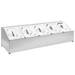 vidaXL Recipient Gastronorm cu 5 secțiuni GN 1/6 oțel inoxidabil vidaXL Recipient Gastronorm cu 5 secțiuni GN 1/6 oțel inoxidabil