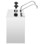 vidaXL Dozator de sos, 2 x 3,5 L, oțel inoxidabil vidaXL Dozator de sos, 2 x 3,5 L, oțel inoxidabil
