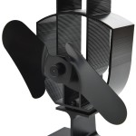 vidaXL Ventilator de sobă cu alimentare termică, 2 palete, negru vidaXL Ventilator de sobă cu alimentare termică, 2 palete, negru
