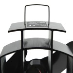 vidaXL Ventilator de sobă cu alimentare termică, 2 palete, negru vidaXL Ventilator de sobă cu alimentare termică, 2 palete, negru