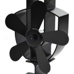 vidaXL Ventilator de sobă cu alimentare termică, 5 palete, negru vidaXL Ventilator de sobă cu alimentare termică, 5 palete, negru