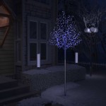 vidaXL Pom Crăciun, 600 LED-uri lumină albastră, flori de cireș 300 cm vidaXL Pom Crăciun, 600 LED-uri lumină albastră, flori de cireș 300 cm