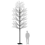 vidaXL Pom Crăciun, 2000 LED-uri lumină albastră flori de cireș 500 cm vidaXL Pom Crăciun, 2000 LED-uri lumină albastră flori de cireș 500 cm
