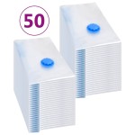 vidaXL Saci vidați îmbrăcăminte depozitare voiaj 50 buc. 60x40 cm vidaXL Saci vidați îmbrăcăminte depozitare voiaj 50 buc. 60x40 cm