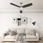 vidaXL Ventilator tavan cu iluminare/telecomandă, maro închis, 108 cm vidaXL Ventilator tavan cu iluminare/telecomandă, maro închis, 108 cm