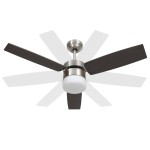 vidaXL Ventilator tavan cu iluminare/telecomandă, maro închis, 108 cm vidaXL Ventilator tavan cu iluminare/telecomandă, maro închis, 108 cm