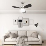 vidaXL Ventilator tavan cu iluminare/telecomandă, maro închis, 76 cm vidaXL Ventilator tavan cu iluminare/telecomandă, maro închis, 76 cm