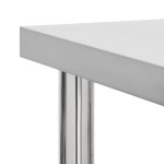 vidaXL Masă de lucru bucătărie cu roți, 80x30x85 cm, oțel inoxidabil vidaXL Masă de lucru bucătărie cu roți, 80x30x85 cm, oțel inoxidabil
