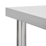 vidaXL Masă de lucru bucătărie cu roți, 80x45x85 cm, oțel inoxidabil vidaXL Masă de lucru bucătărie cu roți, 80x45x85 cm, oțel inoxidabil