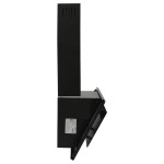 vidaXL Hotă de perete negru 60 cm oțel inoxidabil și sticlă securizată vidaXL Hotă de perete negru 60 cm oțel inoxidabil și sticlă securizată