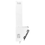 vidaXL Hotă de perete alb 60 cm oțel inoxidabil și sticlă securizată vidaXL Hotă de perete alb 60 cm oțel inoxidabil și sticlă securizată