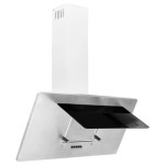 vidaXL Hotă perete argintiu 90 cm oțel inoxidabil & sticlă securizată vidaXL Hotă perete argintiu 90 cm oțel inoxidabil & sticlă securizată