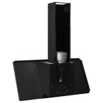 vidaXL Hotă de perete negru 90 cm oțel inoxidabil și sticlă securizată vidaXL Hotă de perete negru 90 cm oțel inoxidabil și sticlă securizată