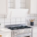 vidaXL Hotă de perete alb 90 cm oțel inoxidabil și sticlă securizată vidaXL Hotă de perete alb 90 cm oțel inoxidabil și sticlă securizată