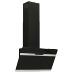 vidaXL Hotă de perete, negru, 60 cm, oțel și sticlă securizată vidaXL Hotă de perete, negru, 60 cm, oțel și sticlă securizată