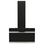 vidaXL Hotă de perete, negru, 60 cm, oțel și sticlă securizată vidaXL Hotă de perete, negru, 60 cm, oțel și sticlă securizată