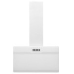 vidaXL Hotă de perete, alb, 60 cm, oțel și sticlă securizată vidaXL Hotă de perete, alb, 60 cm, oțel și sticlă securizată