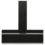 vidaXL Hotă de perete, negru, 90 cm, oțel și sticlă securizată vidaXL Hotă de perete, negru, 90 cm, oțel și sticlă securizată