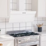 vidaXL Hotă de perete, alb, 90 cm, oțel și sticlă securizată vidaXL Hotă de perete, alb, 90 cm, oțel și sticlă securizată
