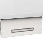 vidaXL Hotă de perete, alb, 90 cm, oțel și sticlă securizată vidaXL Hotă de perete, alb, 90 cm, oțel și sticlă securizată
