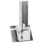vidaXL Hotă de perete, alb, 60 cm, oțel și sticlă securizată vidaXL Hotă de perete, alb, 60 cm, oțel și sticlă securizată