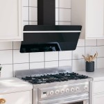 vidaXL Hotă de perete, negru, 90 cm, oțel și sticlă securizată vidaXL Hotă de perete, negru, 90 cm, oțel și sticlă securizată