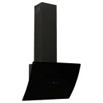 vidaXL Hotă de perete negru 60 cm oțel și sticlă securizată vidaXL Hotă de perete negru 60 cm oțel și sticlă securizată