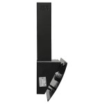vidaXL Hotă de perete negru 60 cm oțel și sticlă securizată vidaXL Hotă de perete negru 60 cm oțel și sticlă securizată