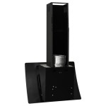vidaXL Hotă de perete negru 60 cm oțel și sticlă securizată vidaXL Hotă de perete negru 60 cm oțel și sticlă securizată