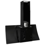 vidaXL Hotă de perete, negru, 90 cm, oțel și sticlă securizată vidaXL Hotă de perete, negru, 90 cm, oțel și sticlă securizată