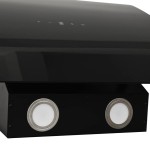 vidaXL Hotă de perete, negru, 90 cm, oțel și sticlă securizată vidaXL Hotă de perete, negru, 90 cm, oțel și sticlă securizată