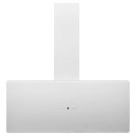 vidaXL Hotă de perete, alb, 90 cm, oțel și sticlă securizată vidaXL Hotă de perete, alb, 90 cm, oțel și sticlă securizată