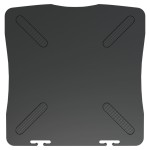 vidaXL Suport pentru monitor, negru, 33,5x34x10,5 cm