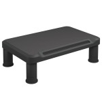 vidaXL Suport pentru monitor, negru, 38x24x10,5 cm
