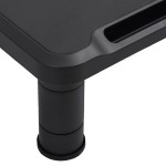 vidaXL Suport pentru monitor, negru, 38x24x10,5 cm
