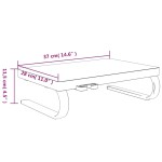 vidaXL Suport pentru monitor, negru, 37x28x11,5 cm
